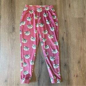 Star Wars Baby Yoda Slumber Pants S EUC